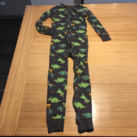 5T Old Navy Footless Sleeper Onesie Dinosaur PJ’s - Picture 2 of 8